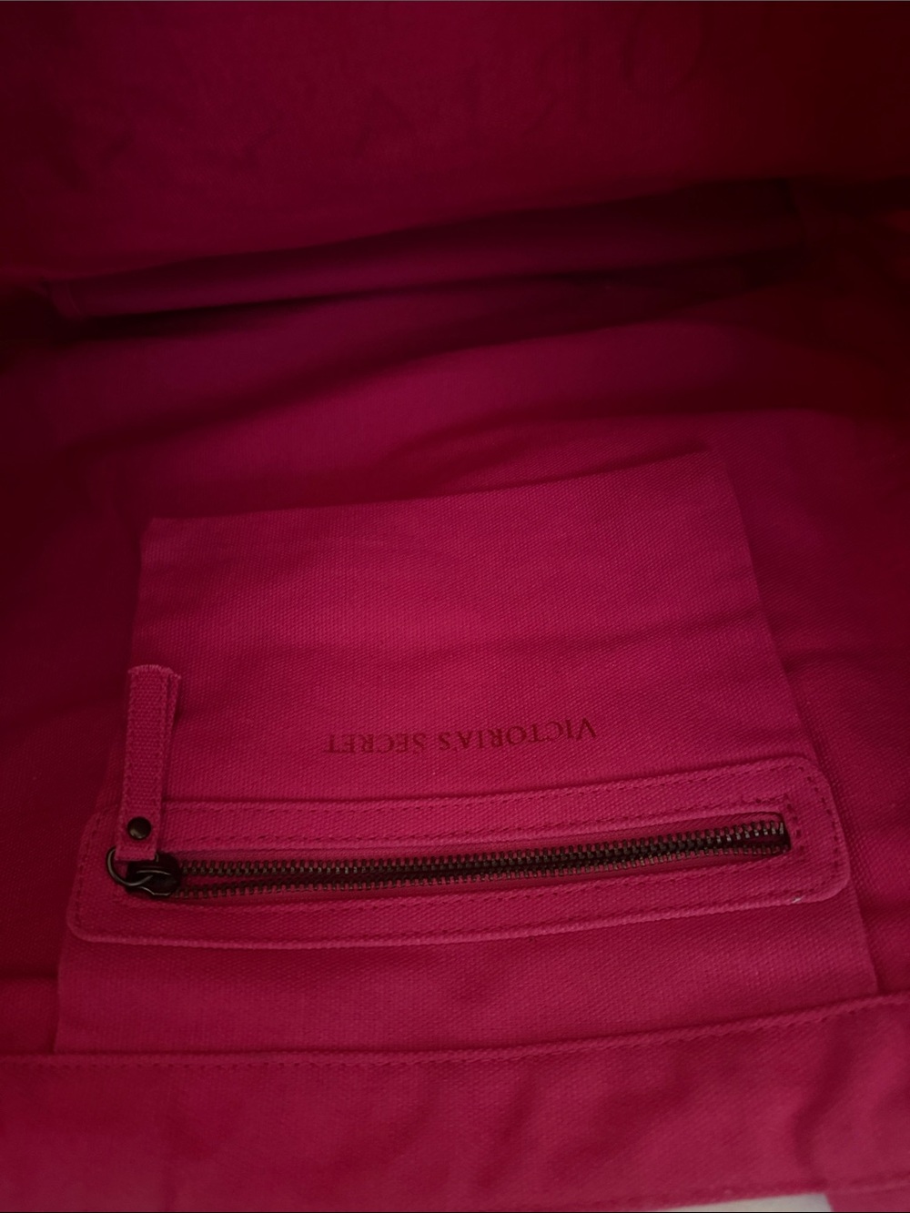 Victoria's Secret Pink Tote with Red Sequin Stripes - Picture 7 of 7